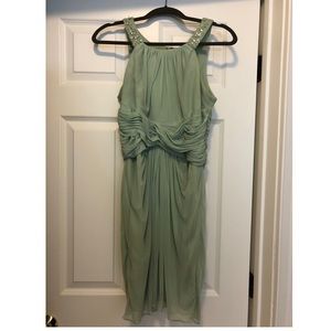 Seafoam bridesmaid dress